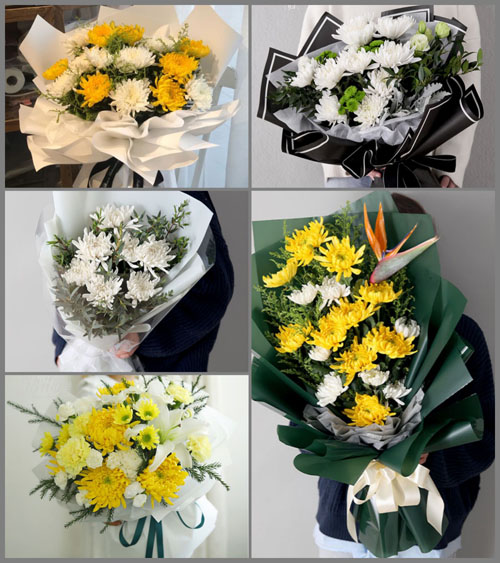 安徽安庆市宿松县河塌乡兴岭村白事花束代送